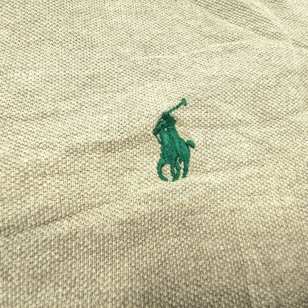 Polo by Ralph Lauren Collared Long Sleeve Polo Shirt Mens Size S Olive Green
